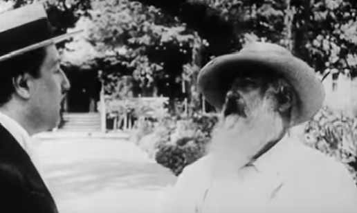 1915 : Sacha Guitry « cinématographie » Claude Monet….
