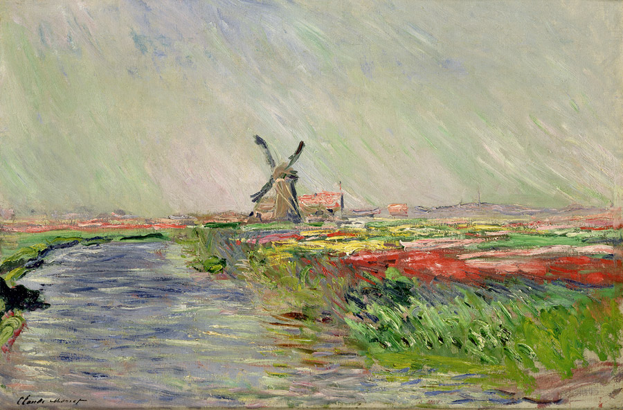 May 1886 : Claude Monet discoverd  tulips fields…